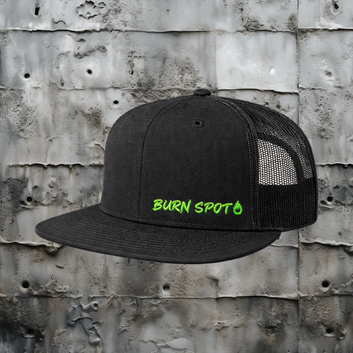 Burn Spot Green Snapback