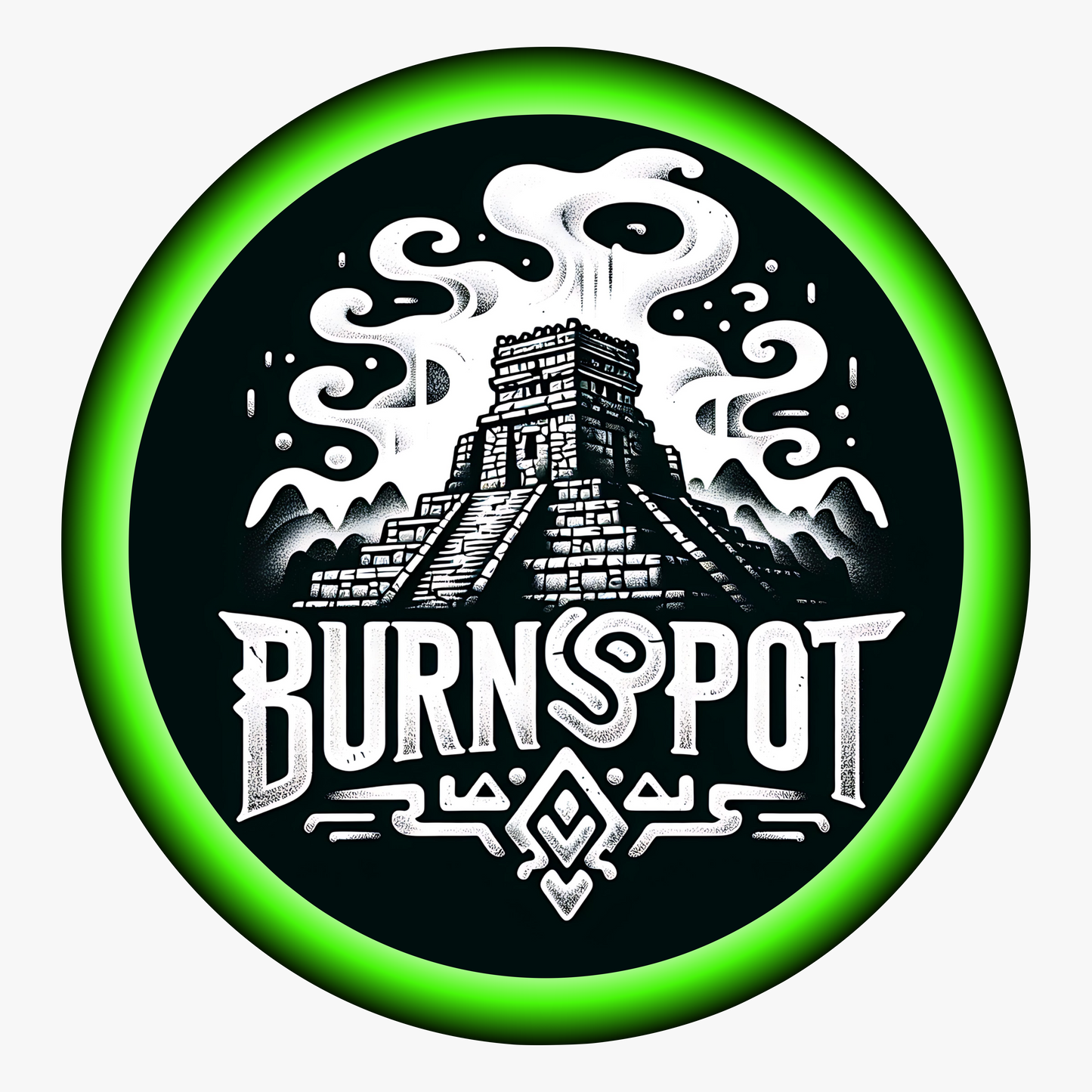 Pyramid Round Sticker