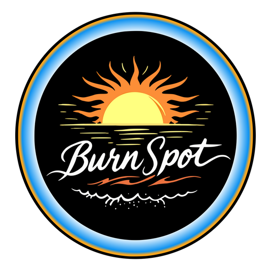 Sunset Logo Round Sticker