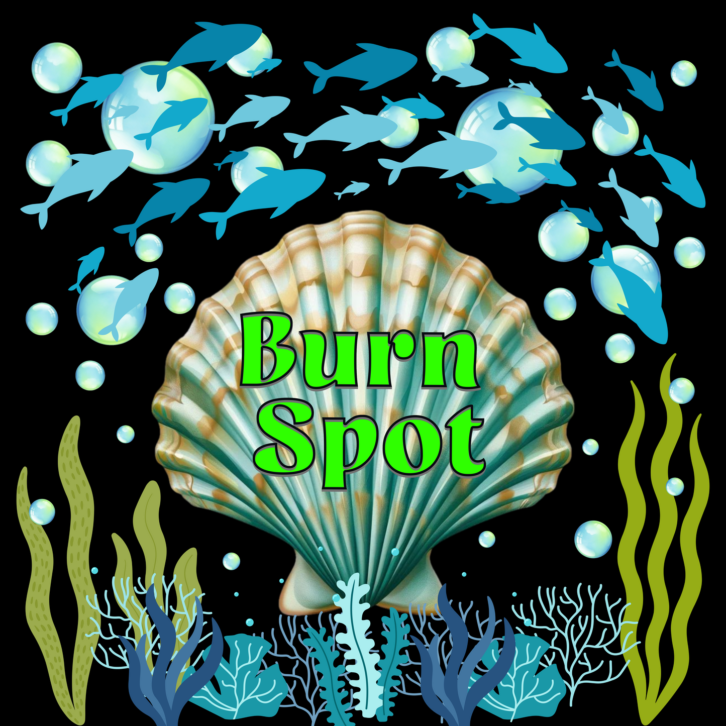 Sea Shell Square Sticker